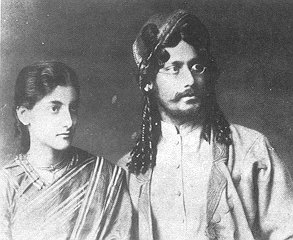 Tagore with Indira Devi
